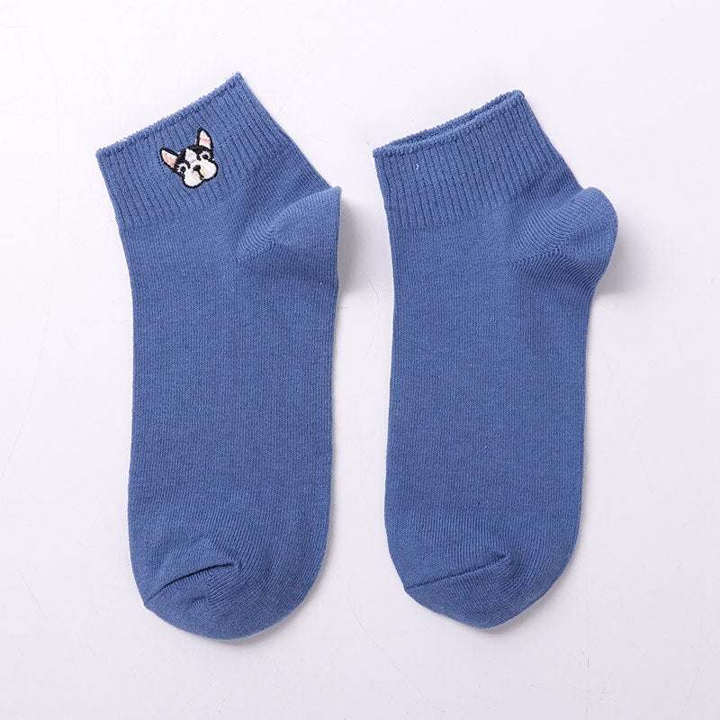 Friendchie Embroidered Socks