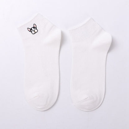 Friendchie Embroidered Socks