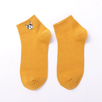 Friendchie Embroidered Socks