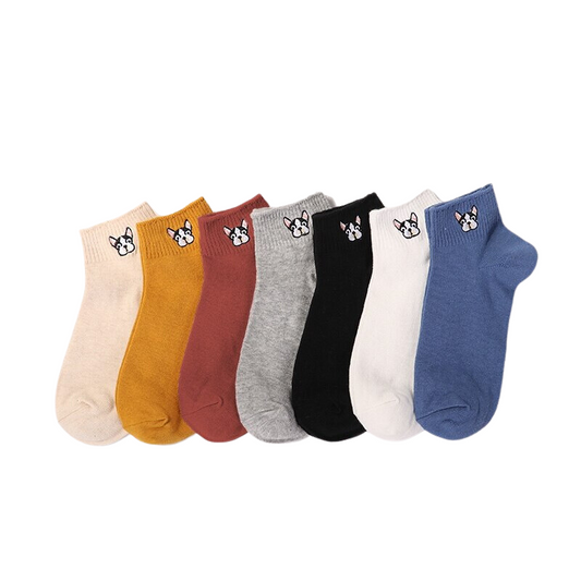 Friendchie Embroidered Socks